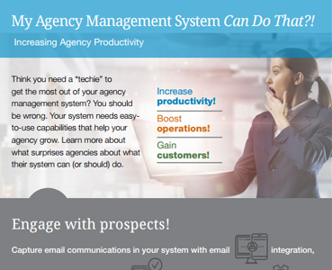 My Agency Management System Can Do That